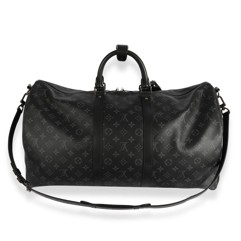 Louis Vuitton Monogram Eclipse Keepall Bandoulière 55