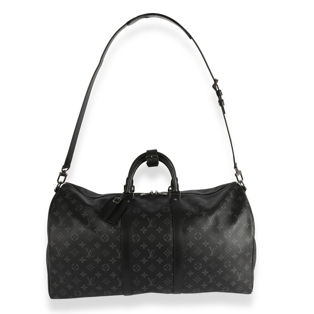 Louis Vuitton Monogram Eclipse Keepall Bandoulière 55