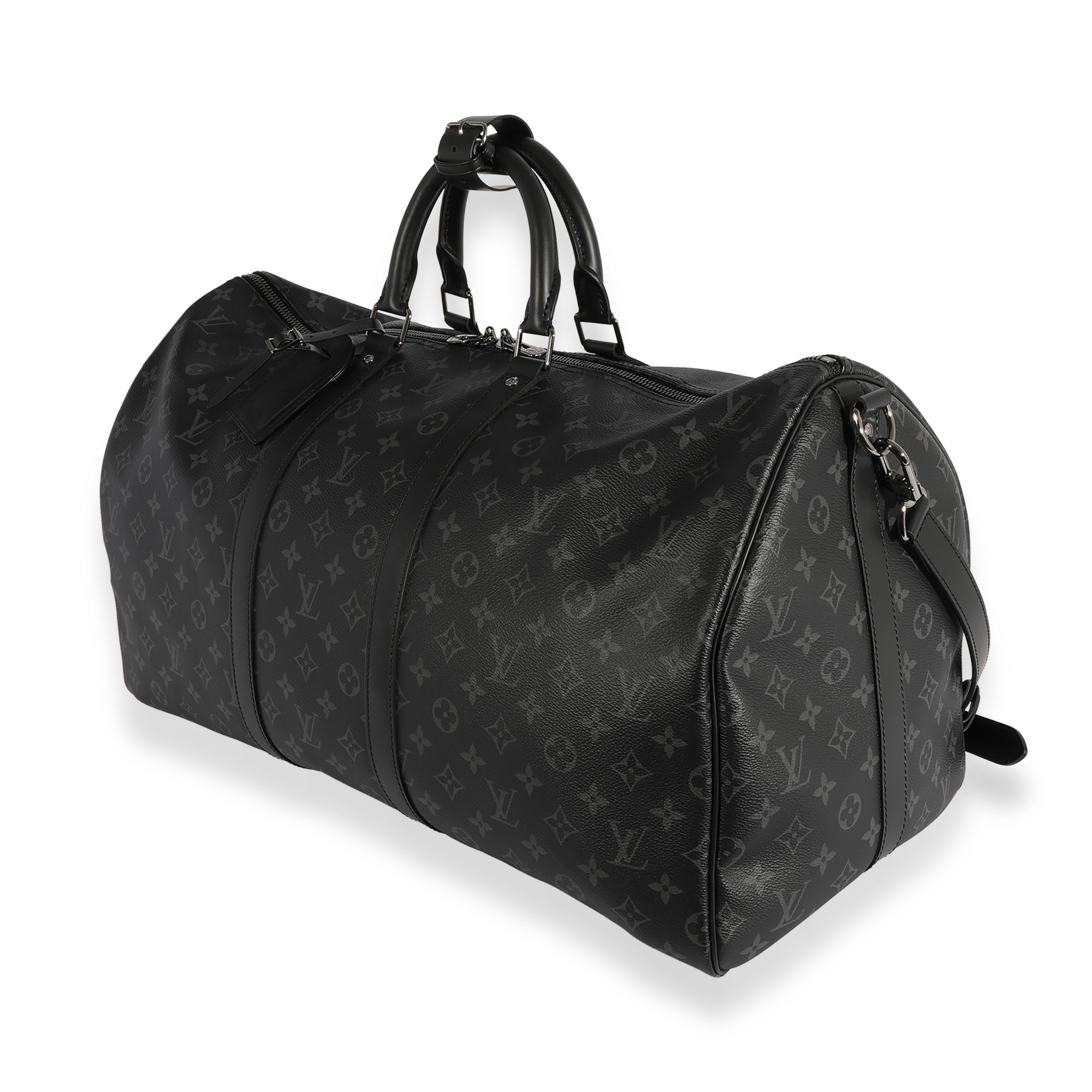 Louis Vuitton Monogram Eclipse Keepall Bandoulière 55