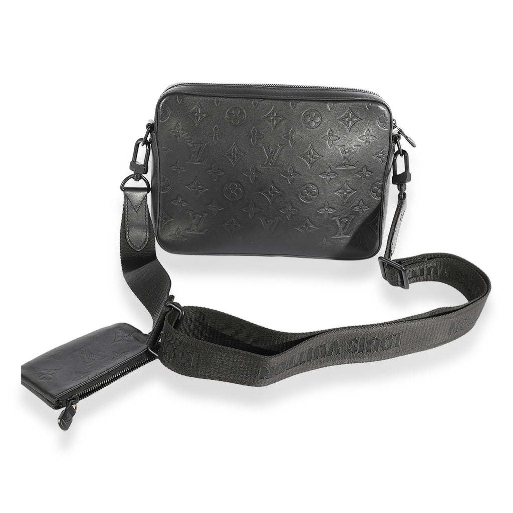 Louis Vuitton Louis Vuitton Black Monogram Shadow Duo Messenger