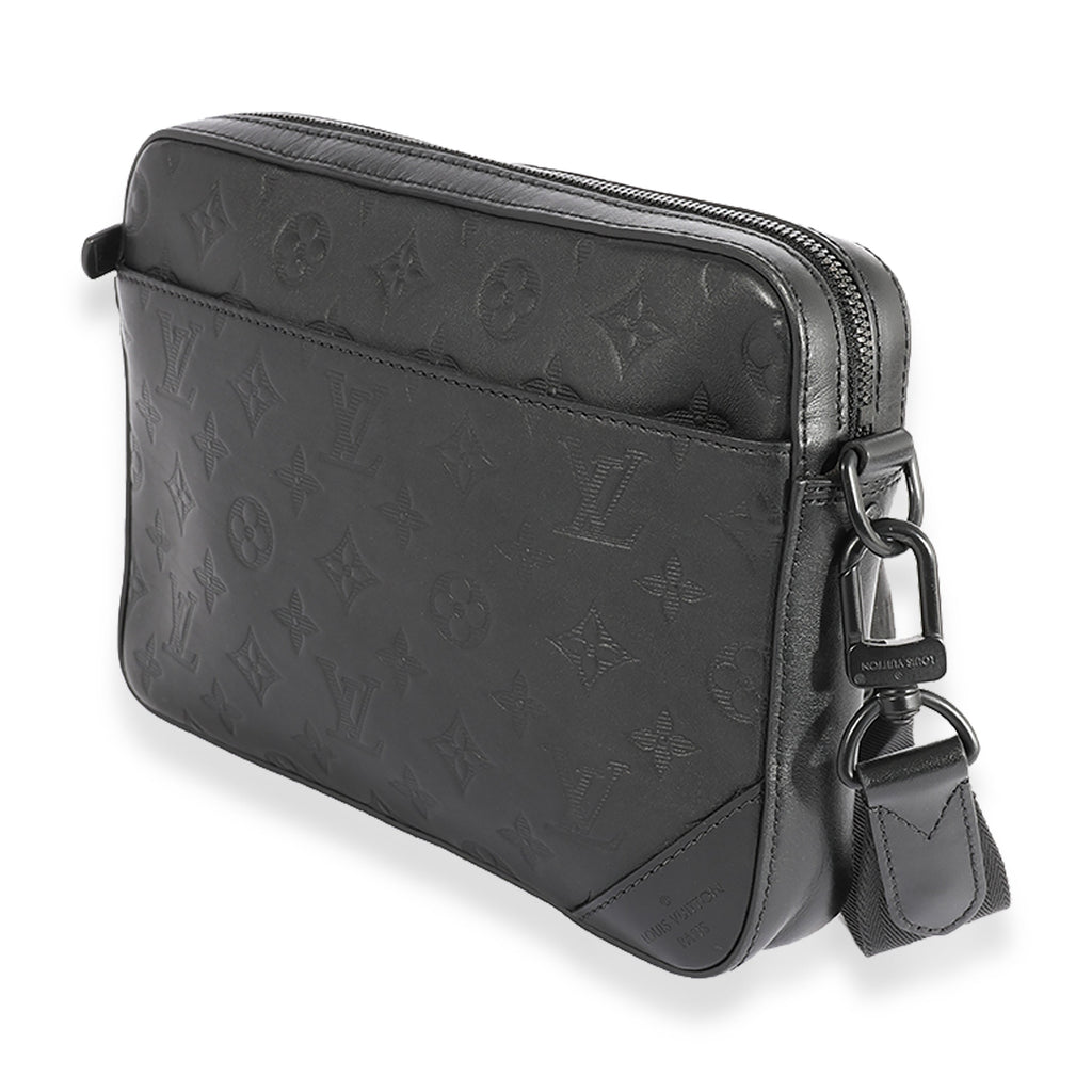 Louis Vuitton Louis Vuitton Black Monogram Shadow Duo Messenger