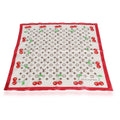 Louis Vuitton Louis Vuitton x Takashi Murakami White Monogram Cerises Cotton Square Scarf