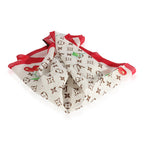 Louis Vuitton Louis Vuitton x Takashi Murakami White Monogram Cerises Cotton Square Scarf