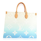 Louis Vuitton Louis Vuitton Blue Monogram Giant By The Pool Onthego GM