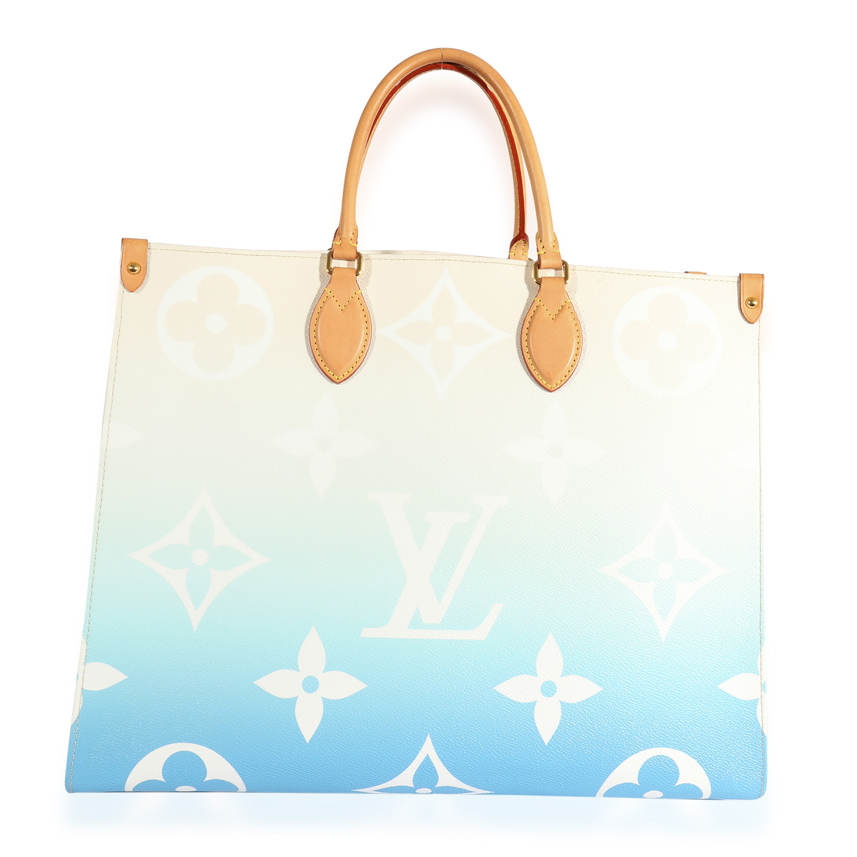 Louis Vuitton Louis Vuitton Blue Monogram Giant By The Pool Onthego GM