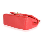 Chanel Coral Quilted Lambskin Mini Rectangular Classic Flap Bag