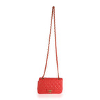 Chanel Coral Quilted Lambskin Mini Rectangular Classic Flap Bag