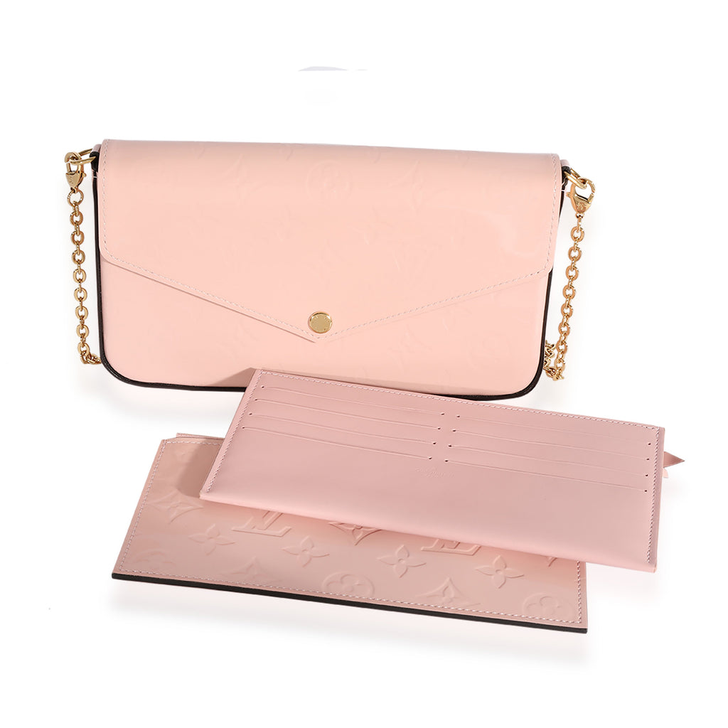 Louis Vuitton Louis Vuitton Rose Ballerine Monogram Vernis Félicie Pochette