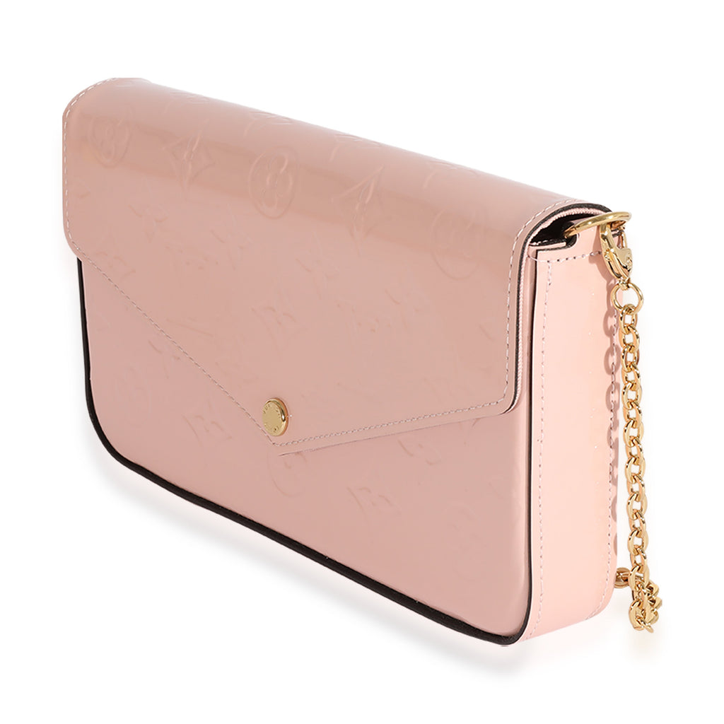 Louis Vuitton Louis Vuitton Rose Ballerine Monogram Vernis Félicie Pochette