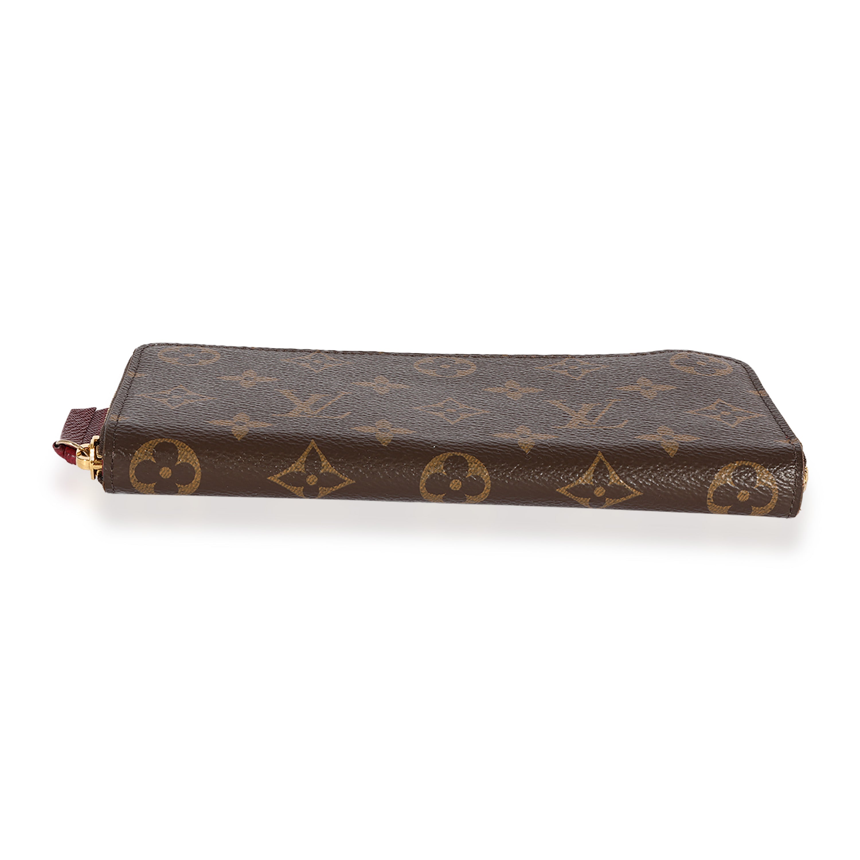 Louis Vuitton Louis Vuitton Monogram Canvas & Fuchsia Clémence Wallet