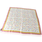 Louis Vuitton Louis Vuitton White & Multicolor Monogram Scarf