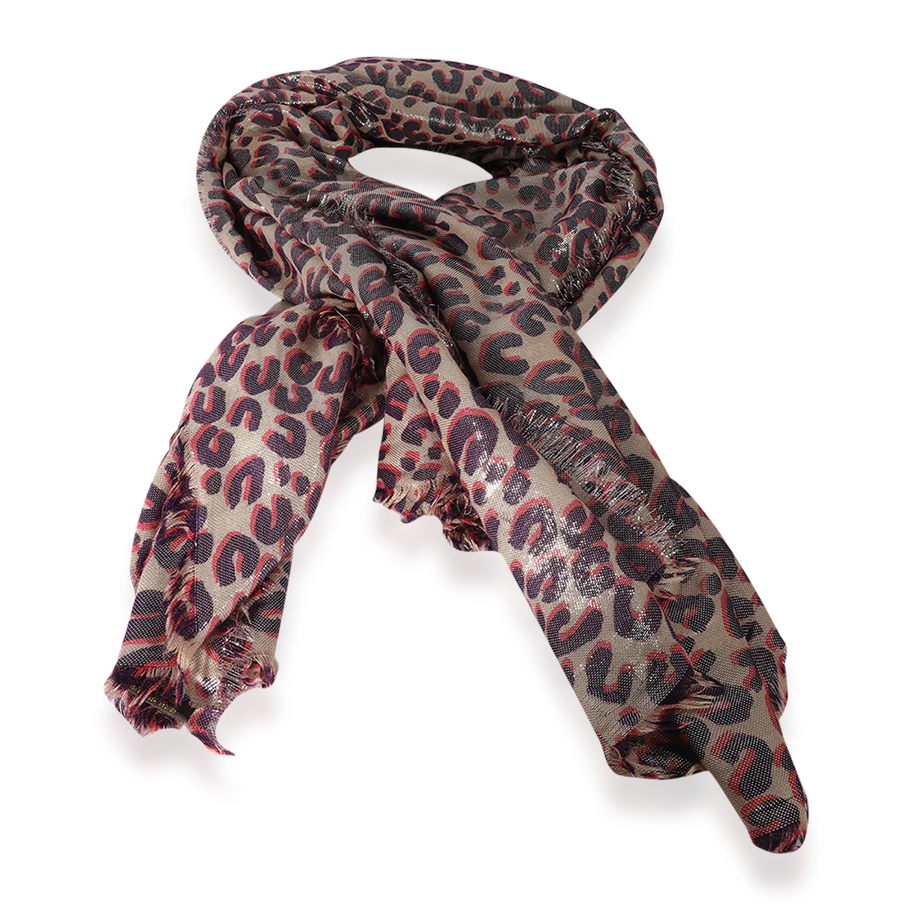 Louis Vuitton Louis Vuitton Multicolor Leopard Stefan Sprouse Stole