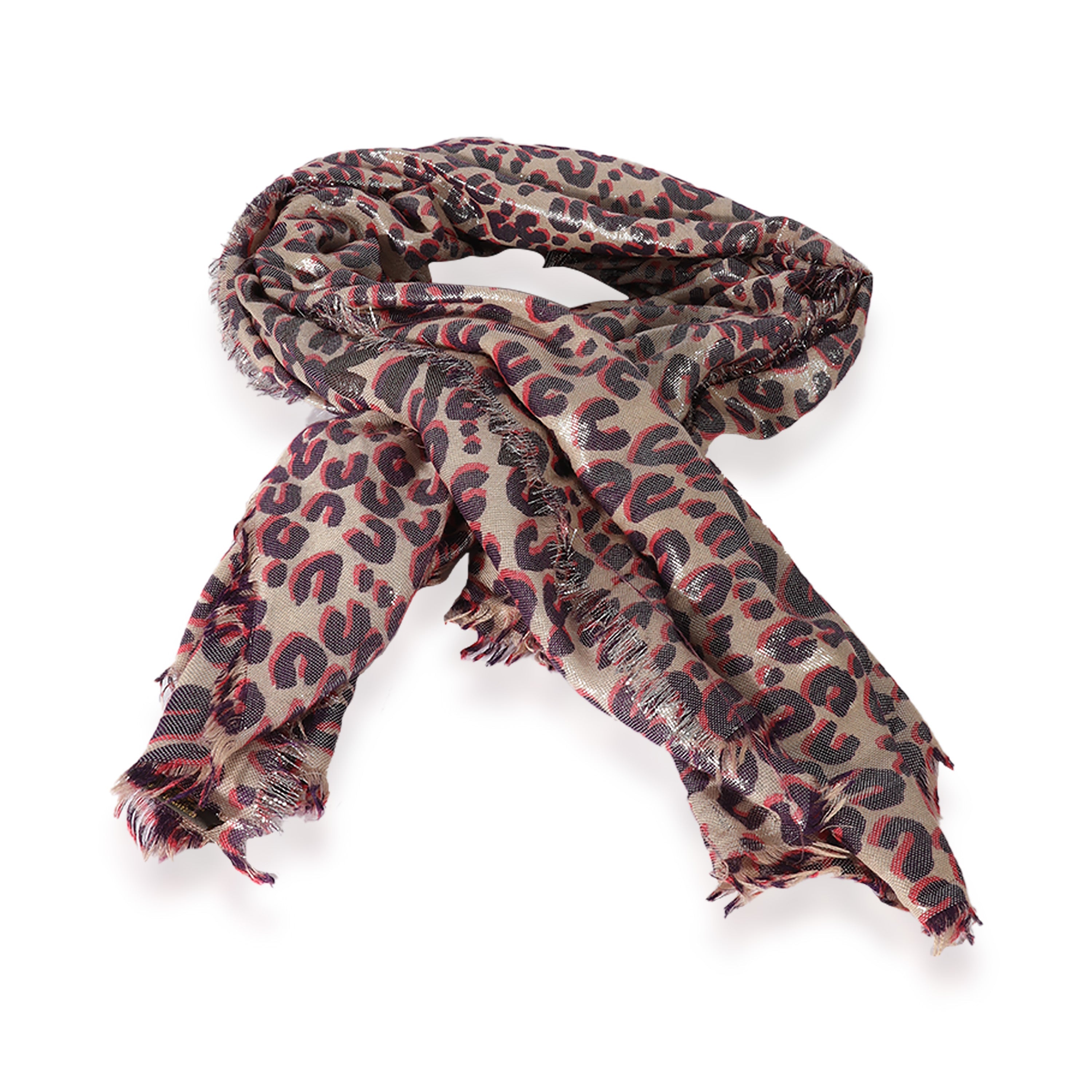 Louis Vuitton Louis Vuitton Multicolor Leopard Stefan Sprouse Stole