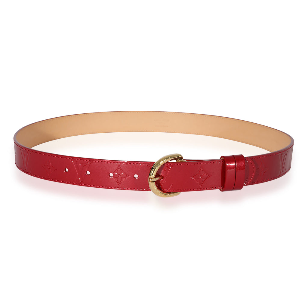 Louis Vuitton Louis Vuitton Pomme DAmour Vernis Ceinture Belt 90/36
