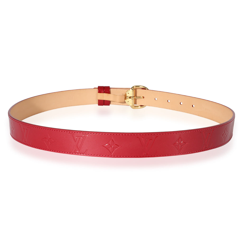 Louis Vuitton Louis Vuitton Pomme DAmour Vernis Ceinture Belt 90/36