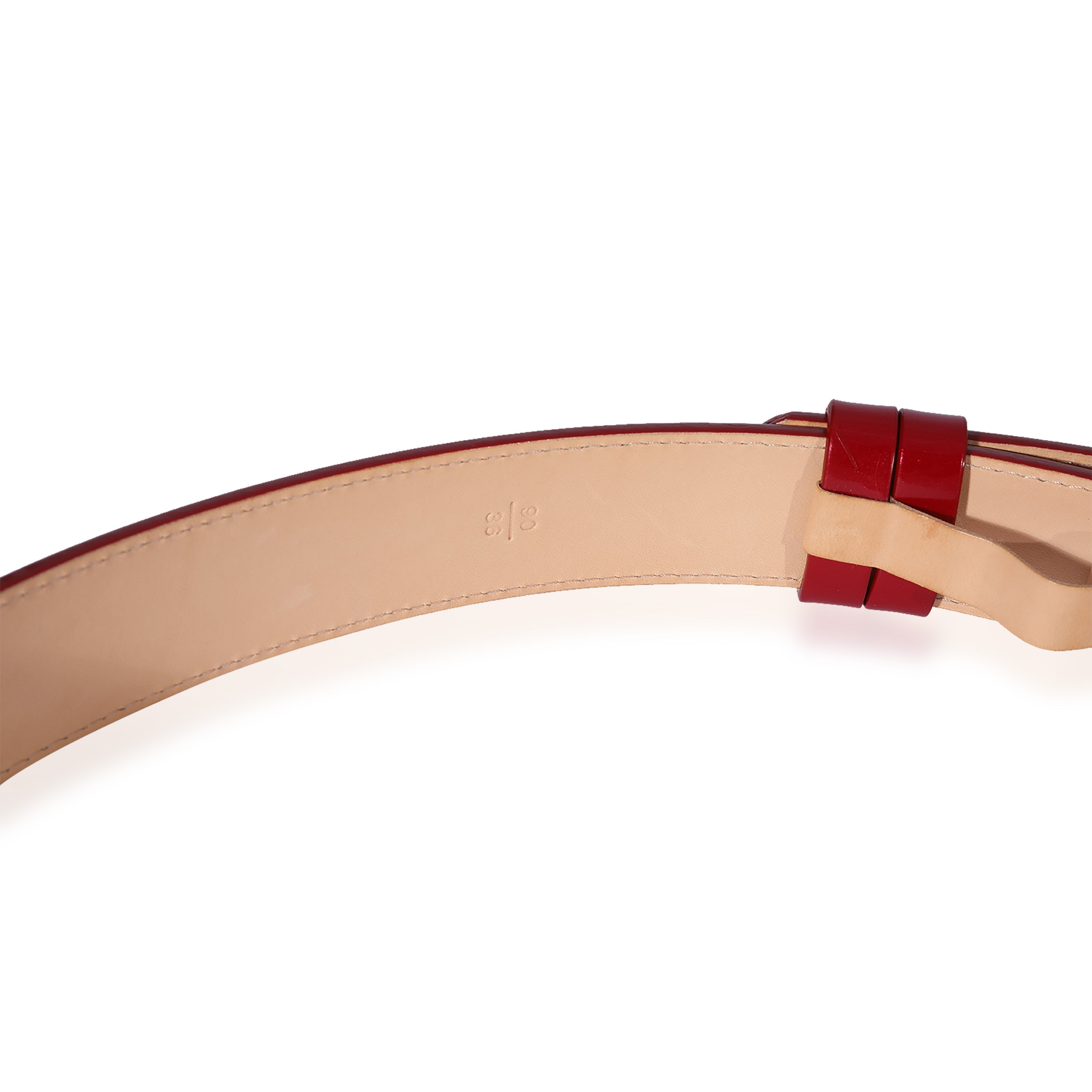 Louis Vuitton Louis Vuitton Pomme DAmour Vernis Ceinture Belt 90/36
