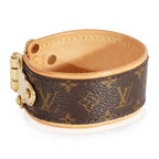 Louis Vuitton Gold Tone Louis Vuitton Monogram Save It Bracelet