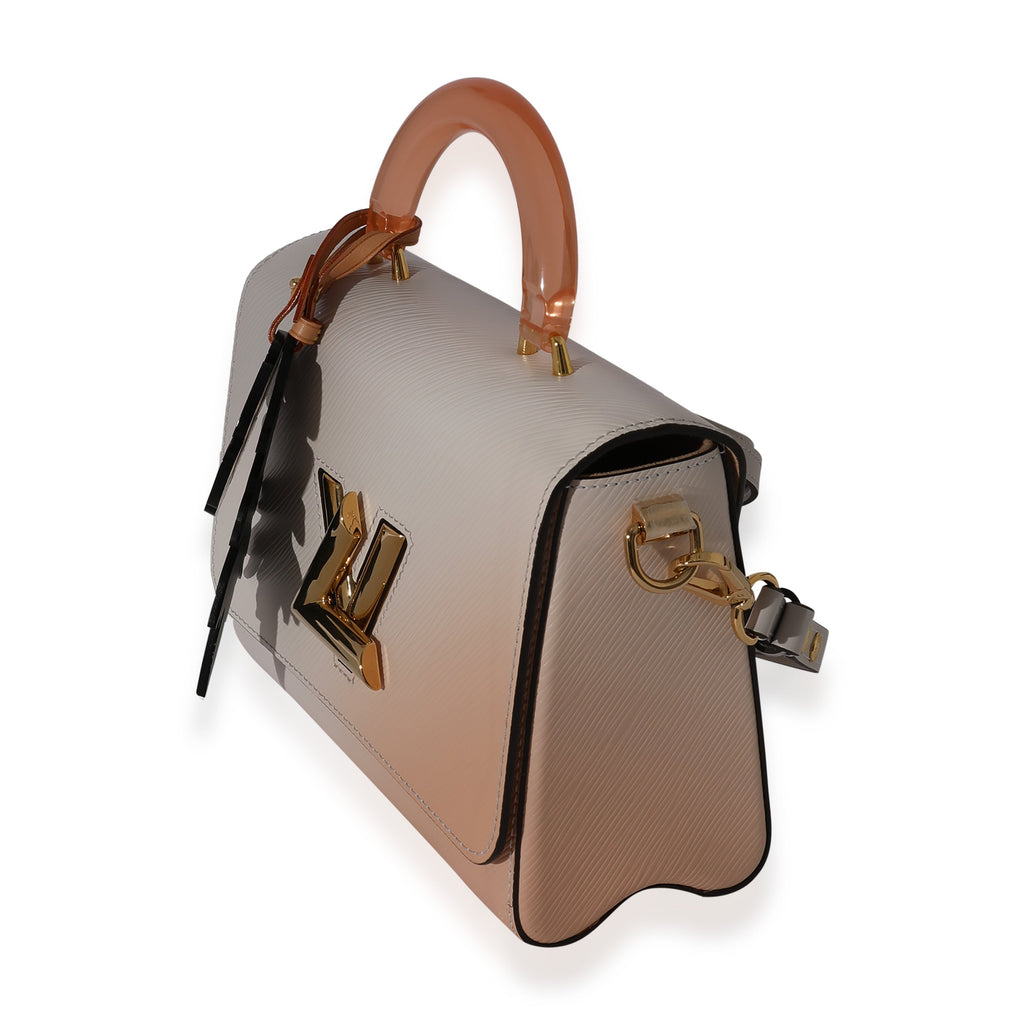 Louis Vuitton Louis Vuitton Pink Gradient Epi Twist MM Top Handle Bag