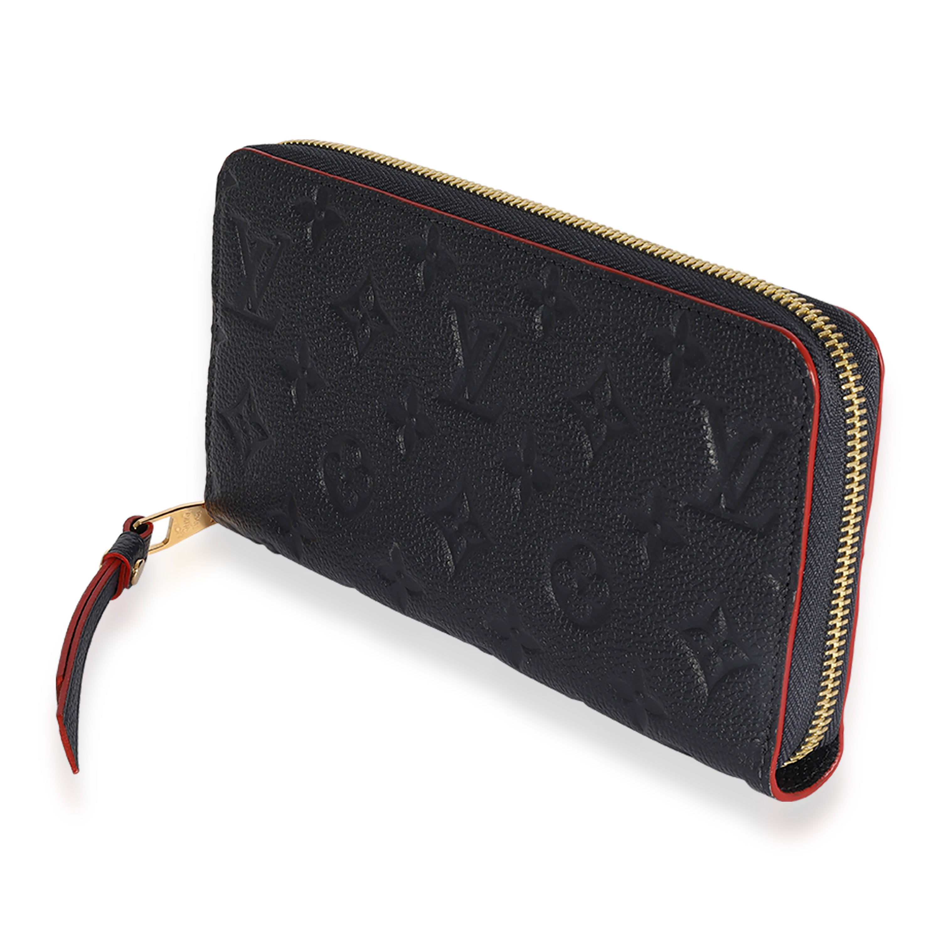 Louis Vuitton Louis Vuitton Marine Rouge Monogram Empreinte Zippy Wallet
