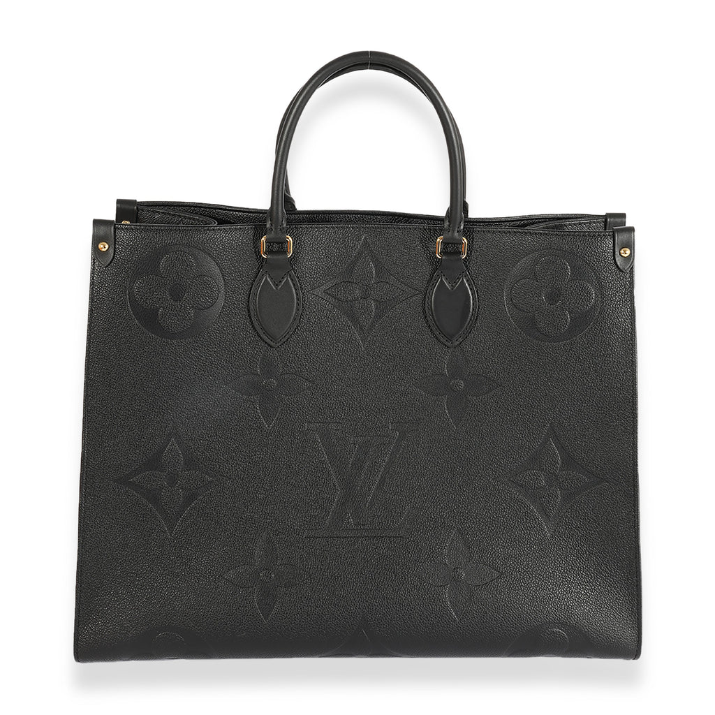 Louis Vuitton Louis Vuitton Black Monogram Empreinte Onthego GM