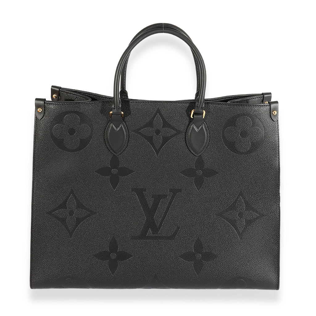 Louis Vuitton Louis Vuitton Black Monogram Empreinte Onthego GM