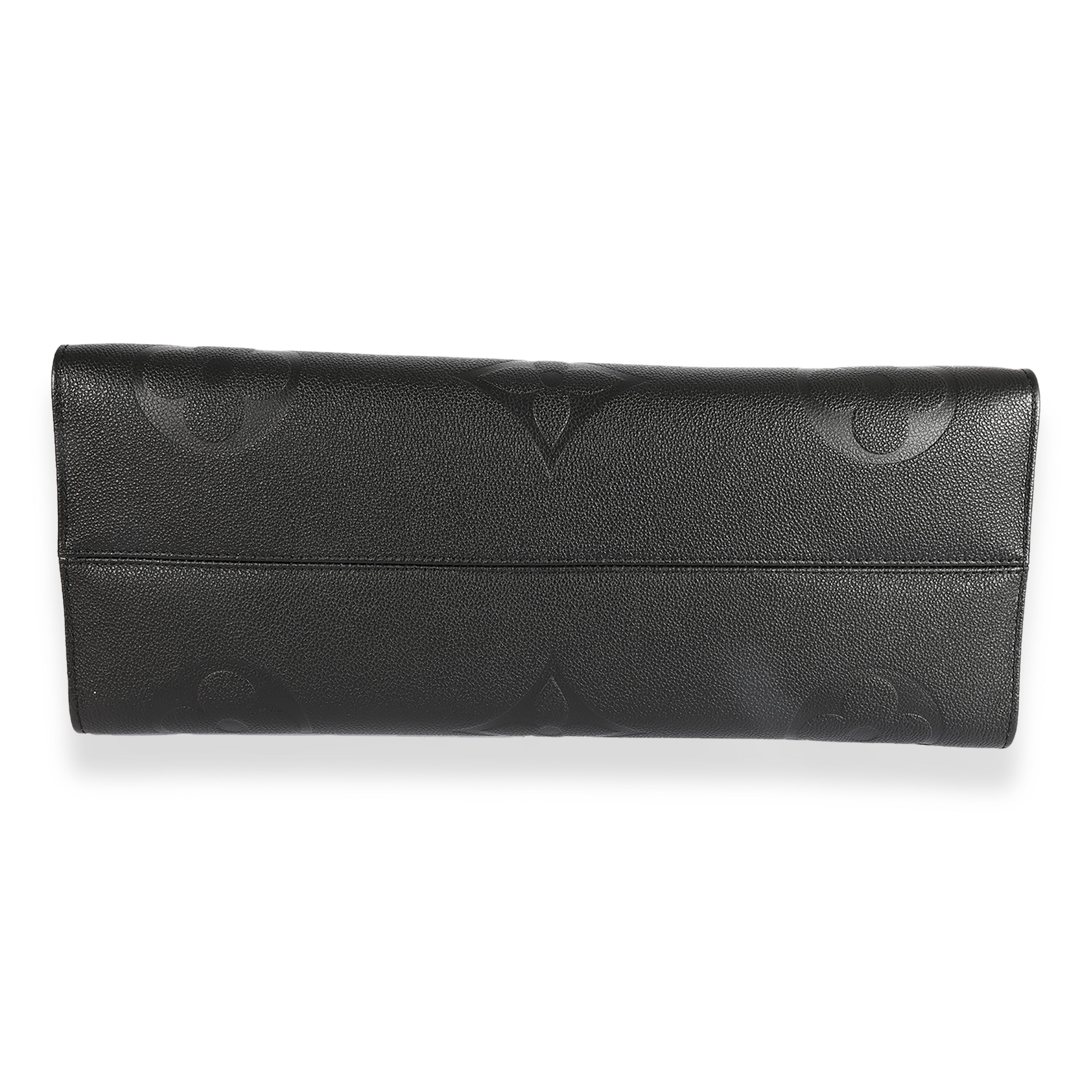 Louis Vuitton Louis Vuitton Black Monogram Empreinte Onthego GM