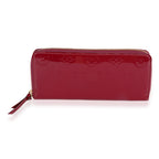Louis Vuitton Louis Vuitton Magenta Monogram Vernis Clémence Wallet