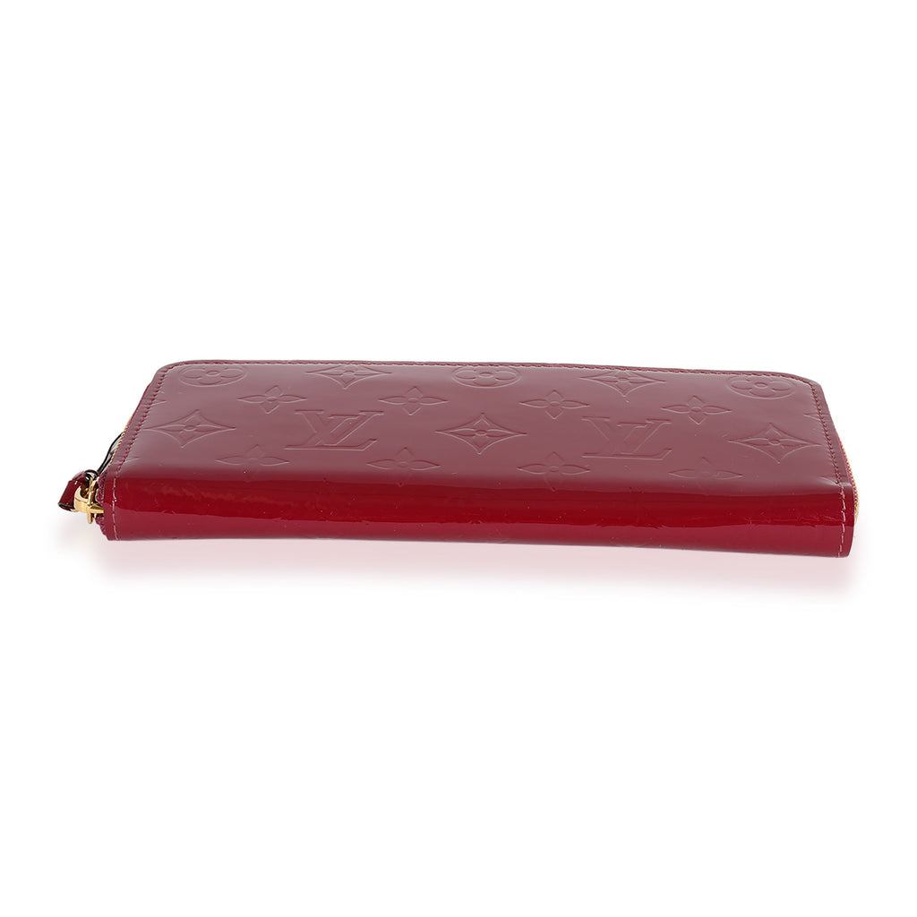 Louis Vuitton Louis Vuitton Magenta Monogram Vernis Clémence Wallet