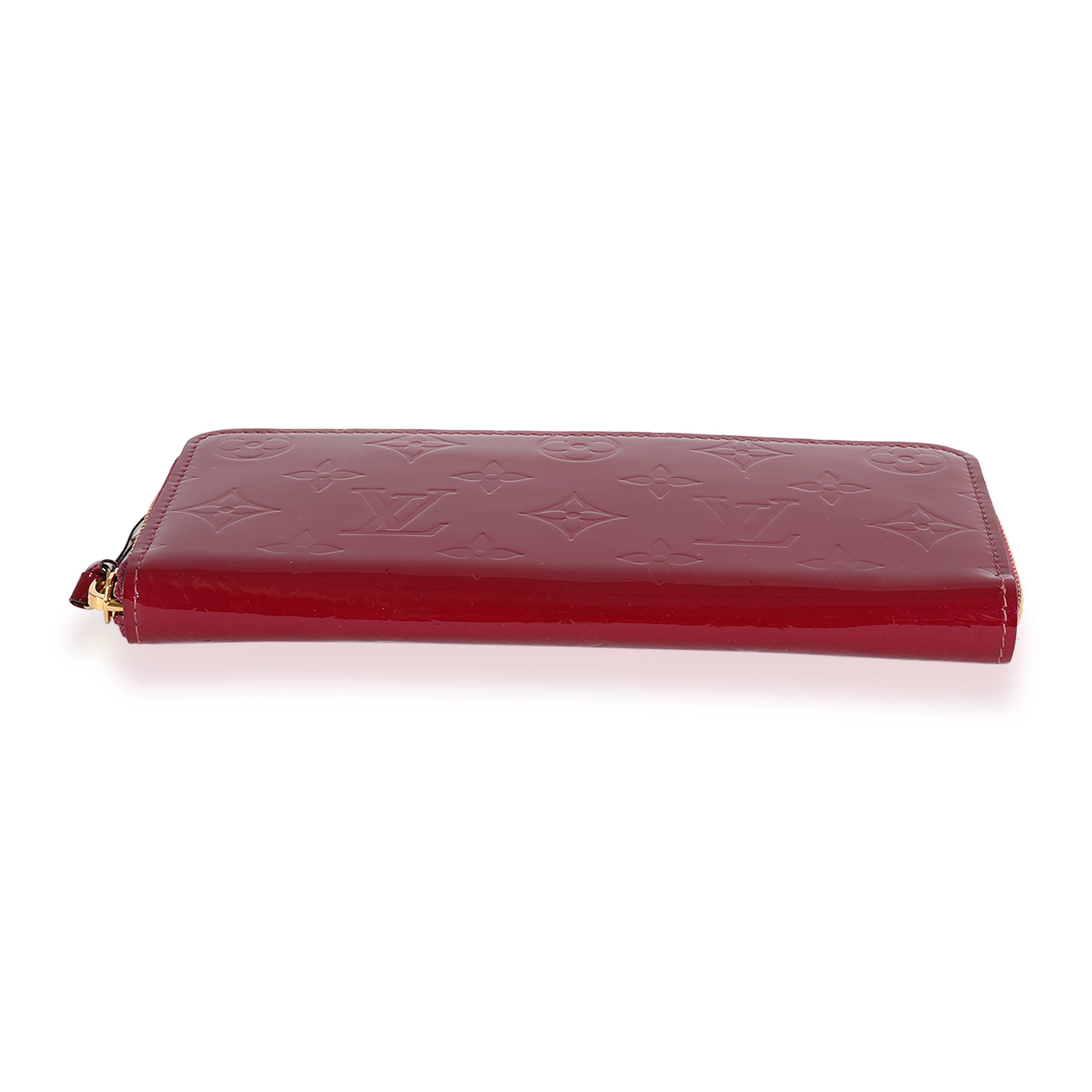 Louis Vuitton Louis Vuitton Magenta Monogram Vernis Clémence Wallet