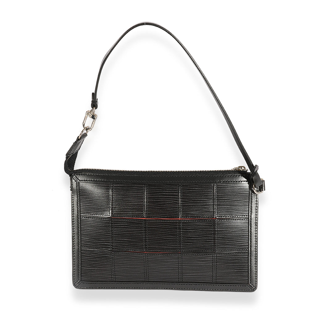 Louis Vuitton Louis Vuitton Black Epi Delmonico Pochette