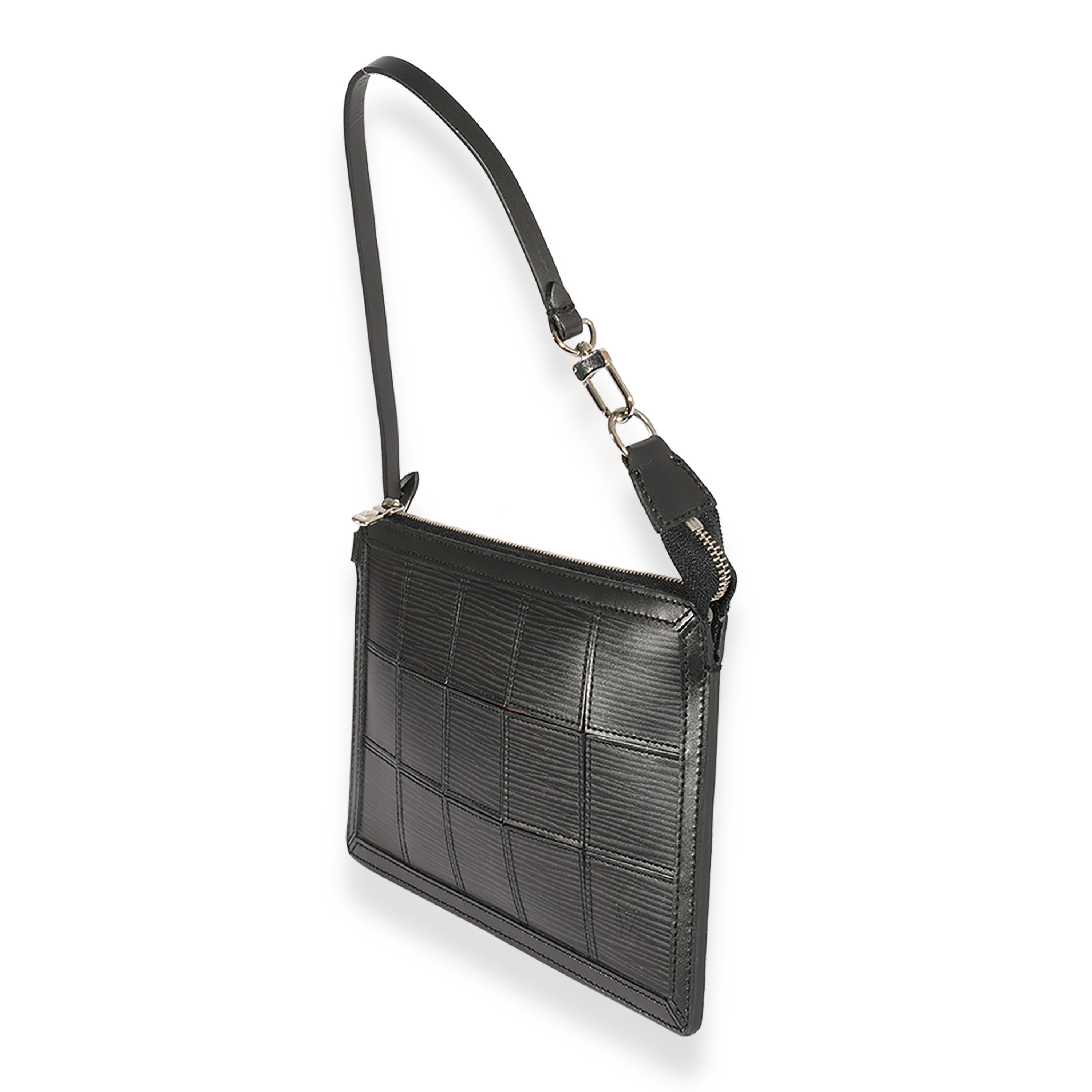 Louis Vuitton Louis Vuitton Black Epi Delmonico Pochette