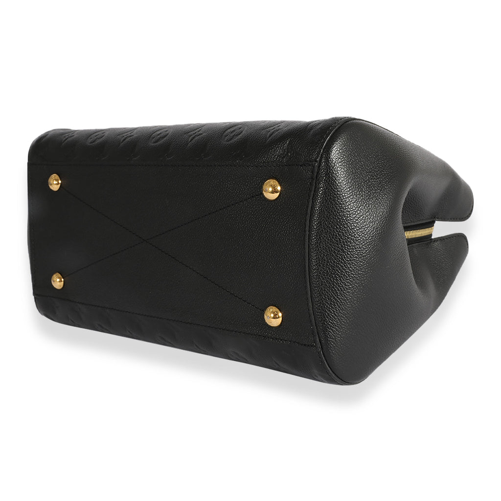 Louis Vuitton Louis Vuitton Black Monogram Empreinte Montaigne GM