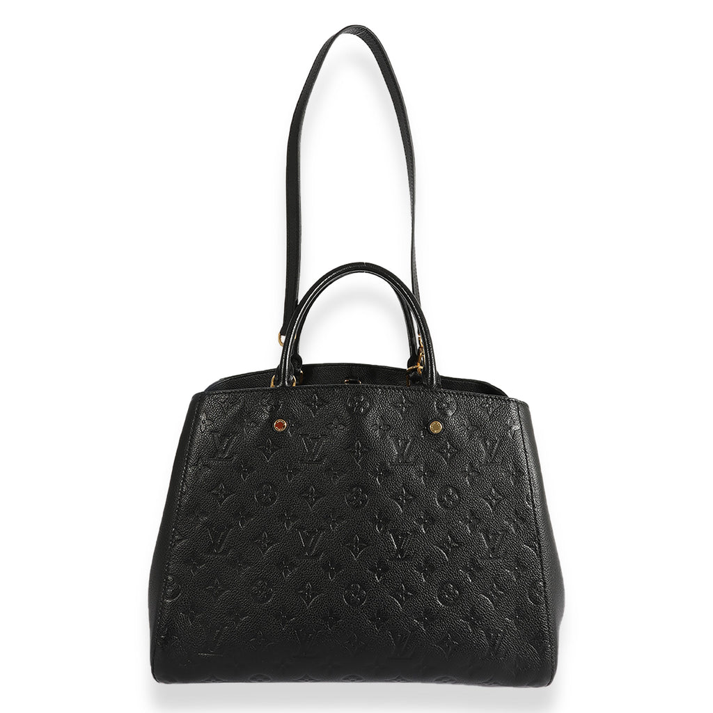 Louis Vuitton Louis Vuitton Black Monogram Empreinte Montaigne GM
