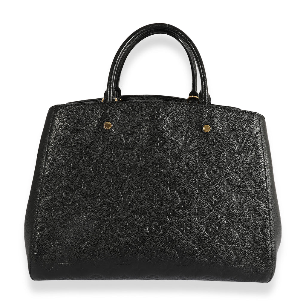 Louis Vuitton Louis Vuitton Black Monogram Empreinte Montaigne GM