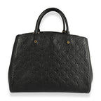 Louis Vuitton Louis Vuitton Black Monogram Empreinte Montaigne GM