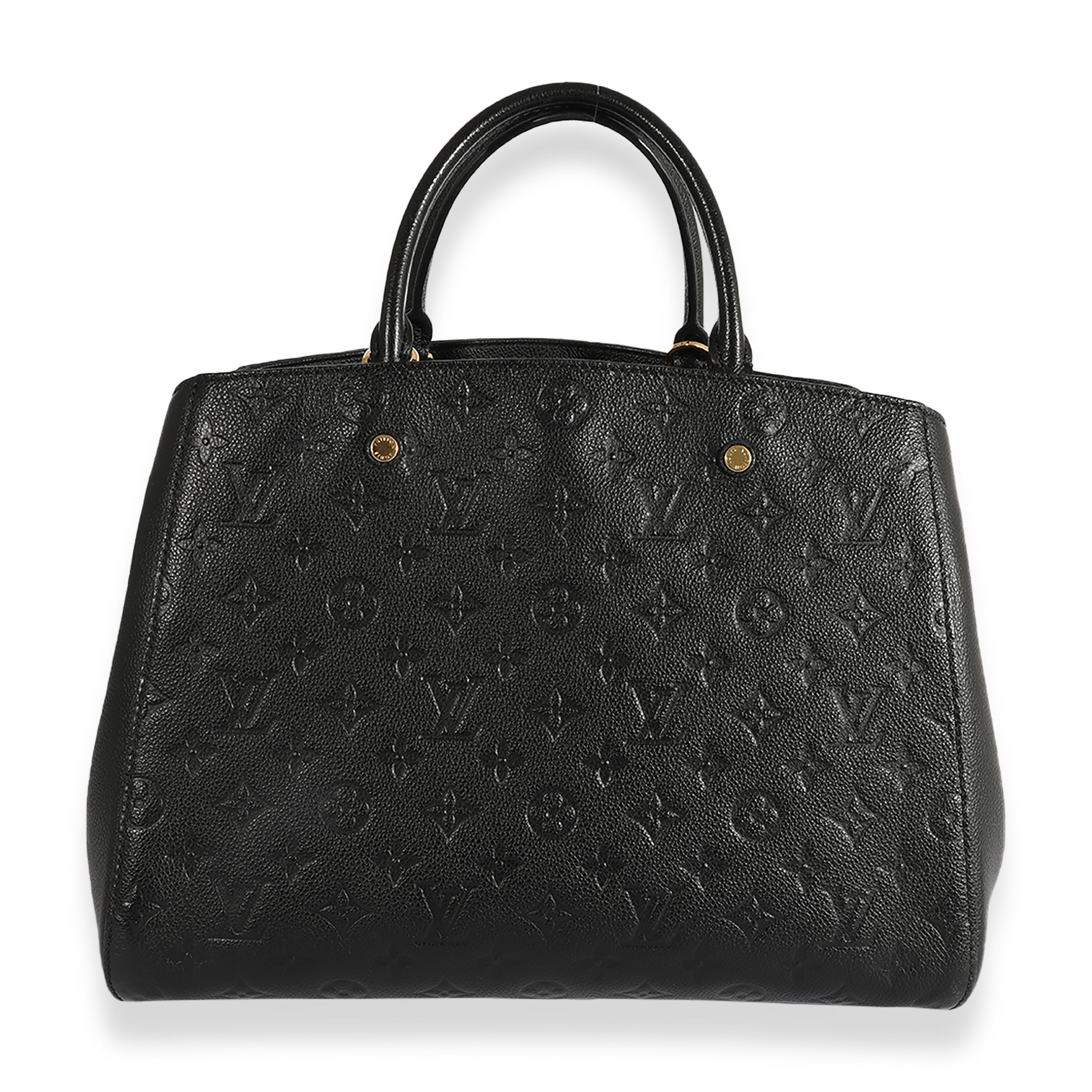Louis Vuitton Louis Vuitton Black Monogram Empreinte Montaigne GM