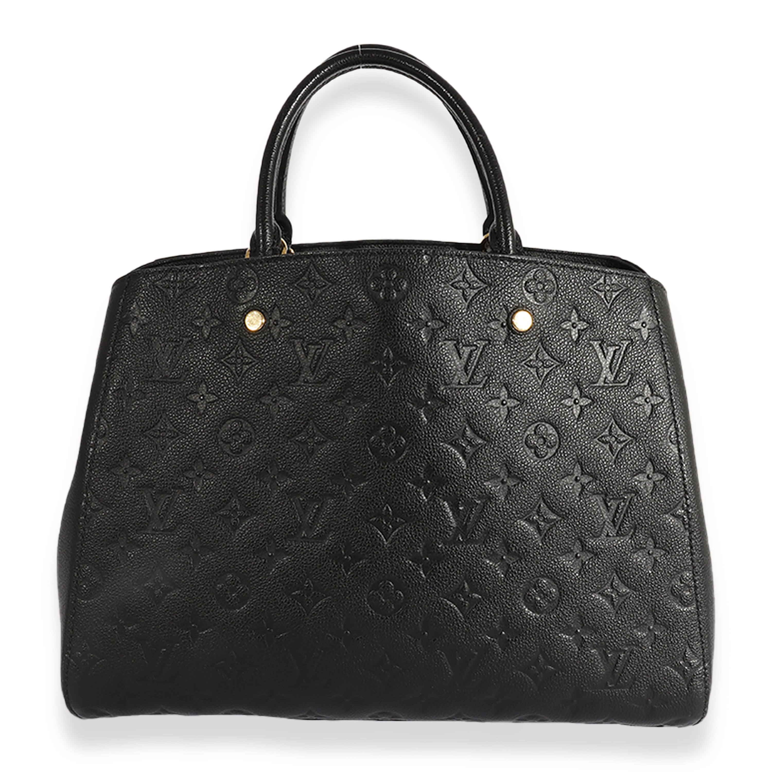 Louis Vuitton Louis Vuitton Black Monogram Empreinte Montaigne GM