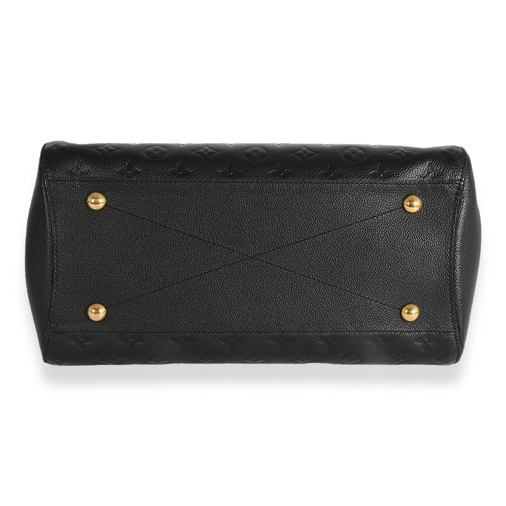 Louis Vuitton Louis Vuitton Black Monogram Empreinte Montaigne GM