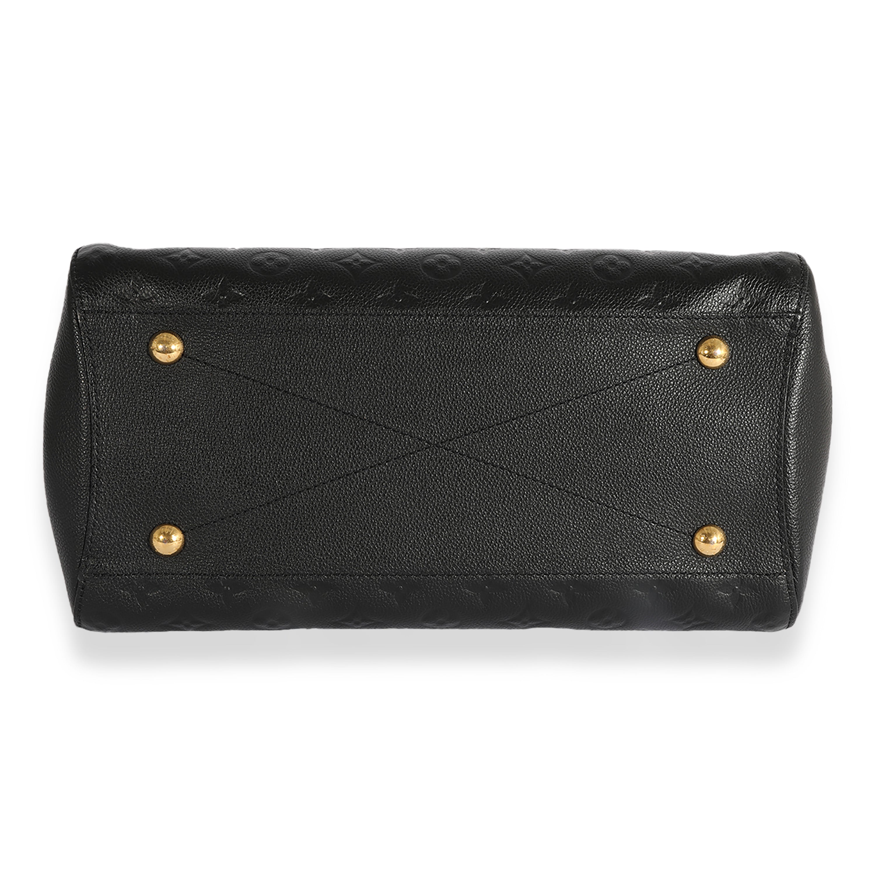 Louis Vuitton Louis Vuitton Black Monogram Empreinte Montaigne GM