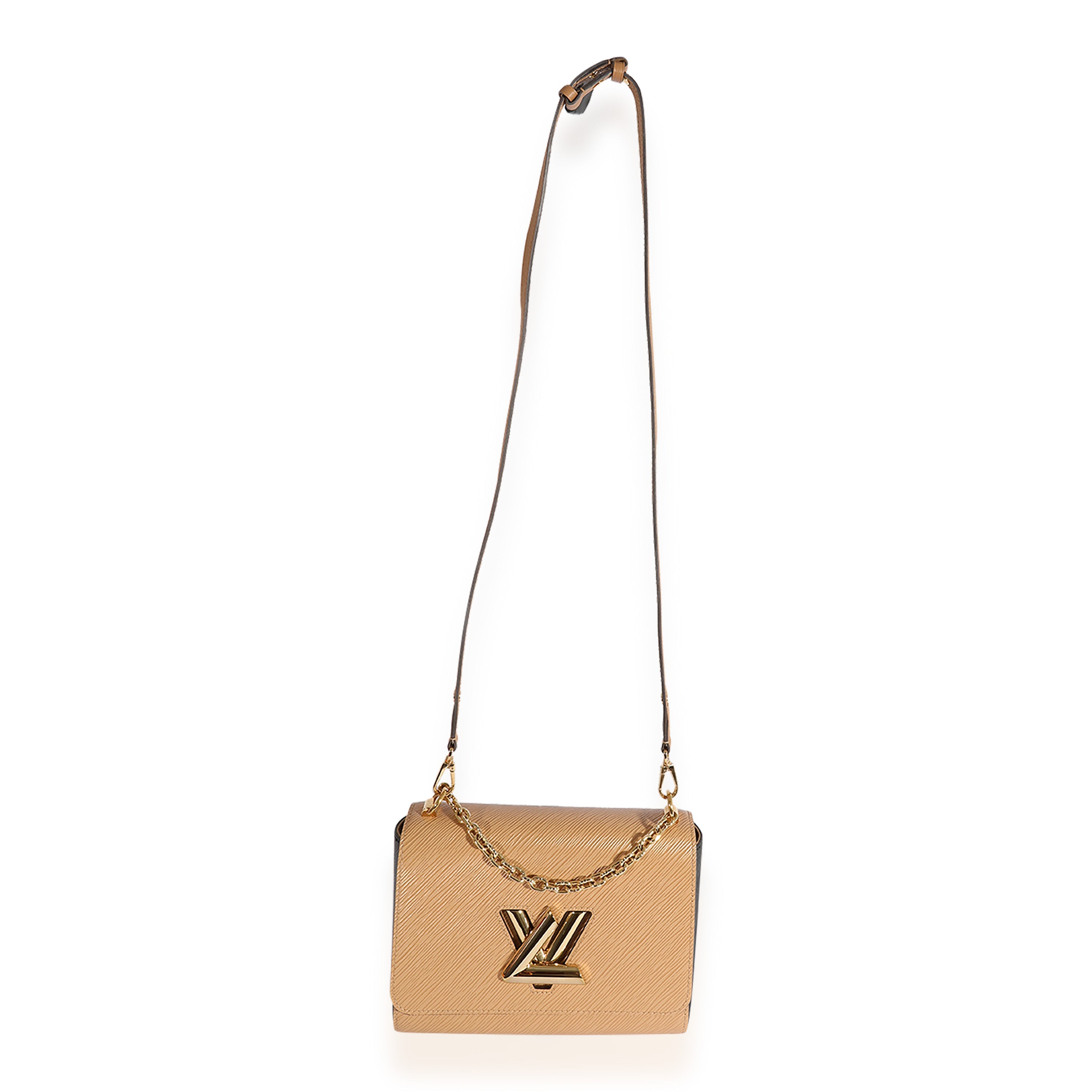 Louis Vuitton Louis Vuitton Camel & Black Epi Leather Twist MM