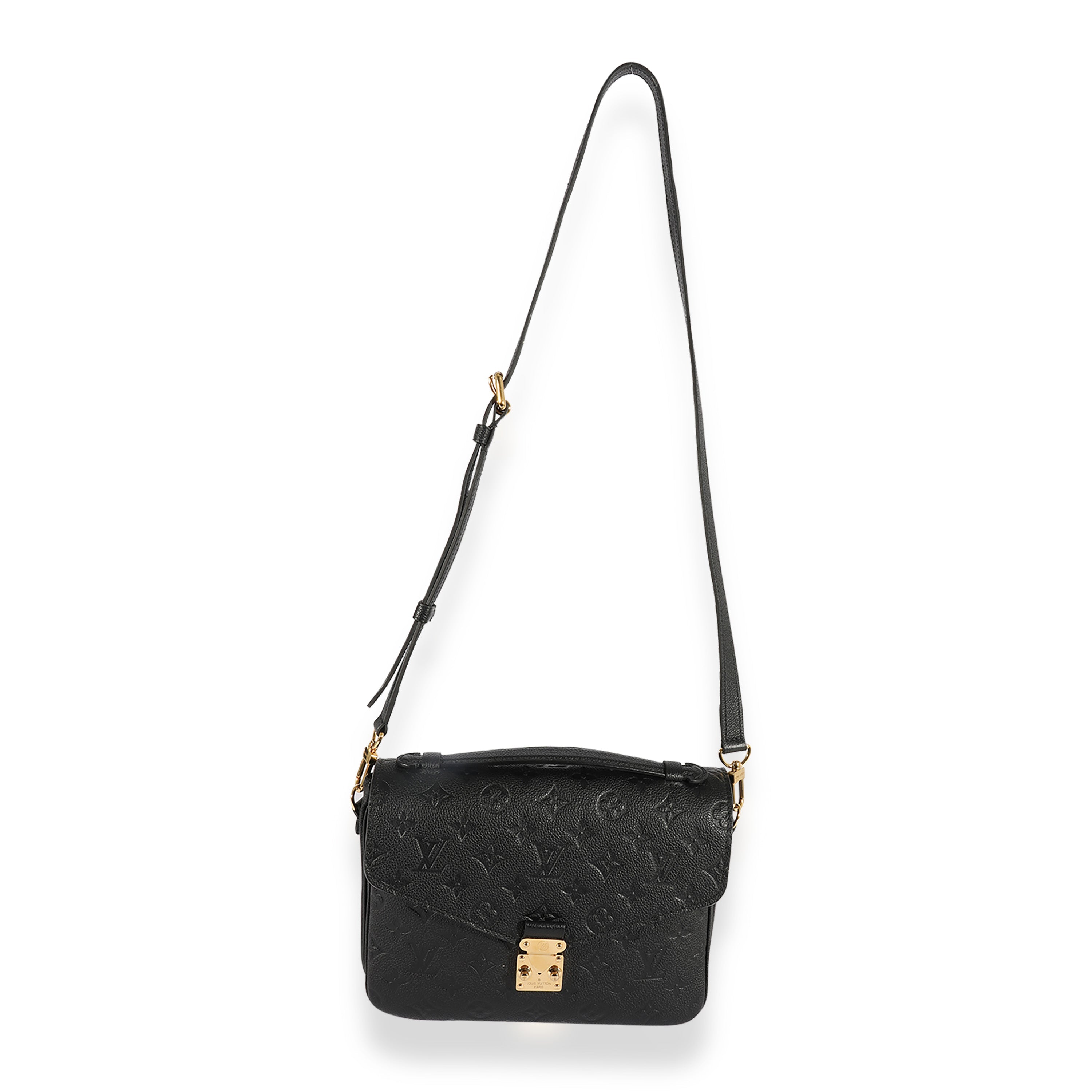 Louis Vuitton Louis Vuitton Black Monogram Empreinte Pochette Métis
