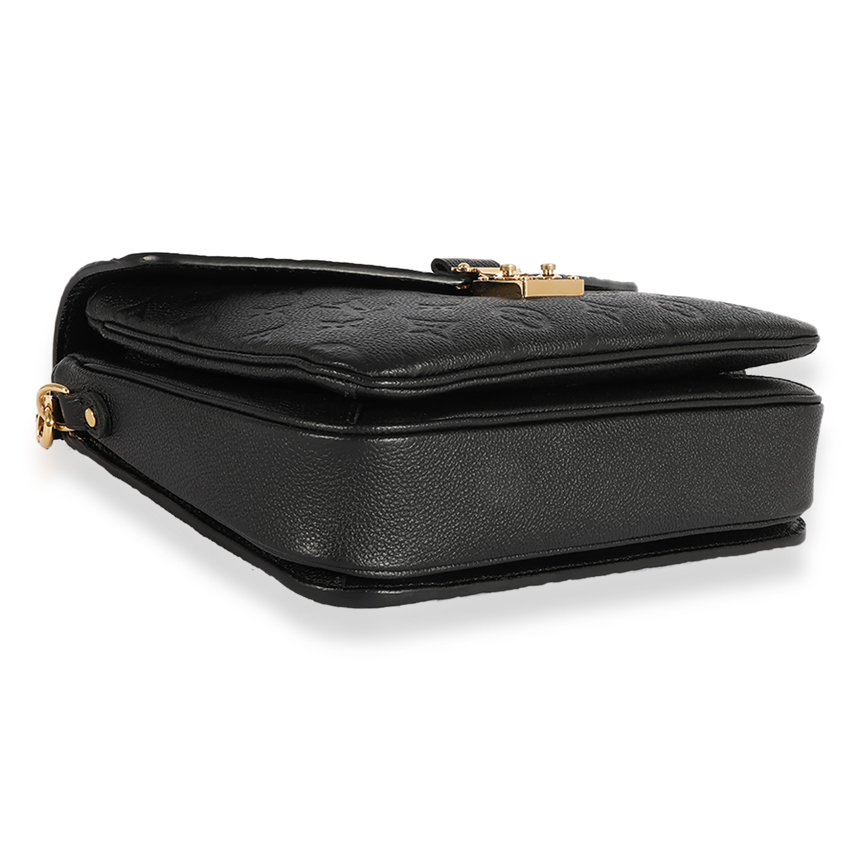 Louis Vuitton Louis Vuitton Black Monogram Empreinte Pochette Métis