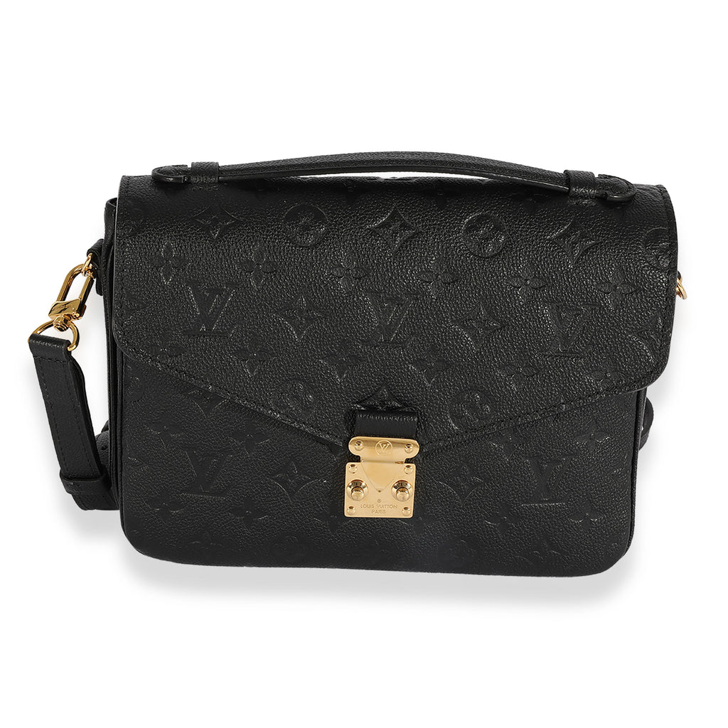 Louis Vuitton Louis Vuitton Black Monogram Empreinte Pochette Métis