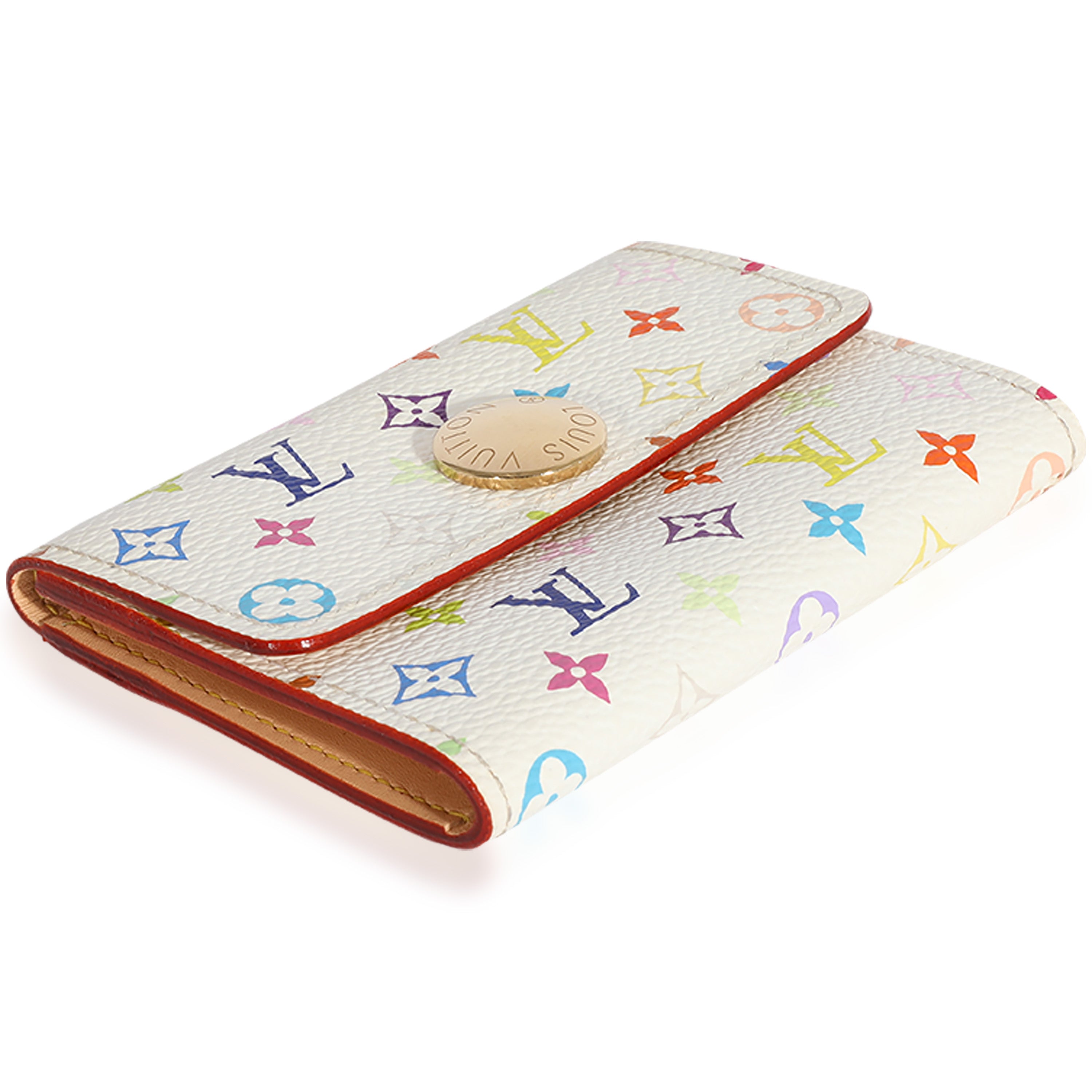 Louis Vuitton Louis Vuitton x Takashi Murakami White Monogram Multicolore Card Holder