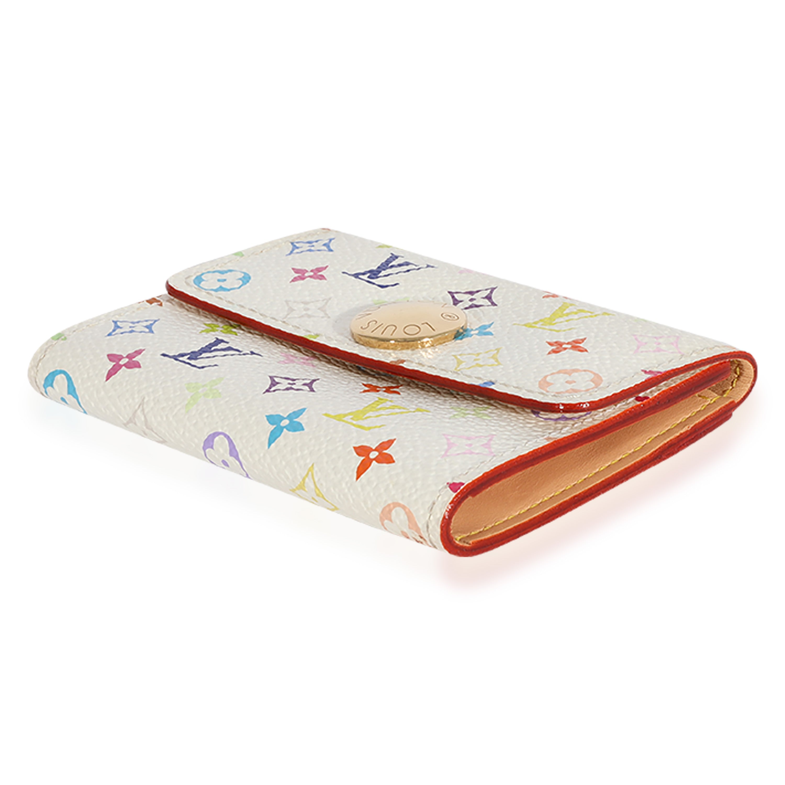 Louis Vuitton Louis Vuitton x Takashi Murakami White Monogram Multicolore Card Holder