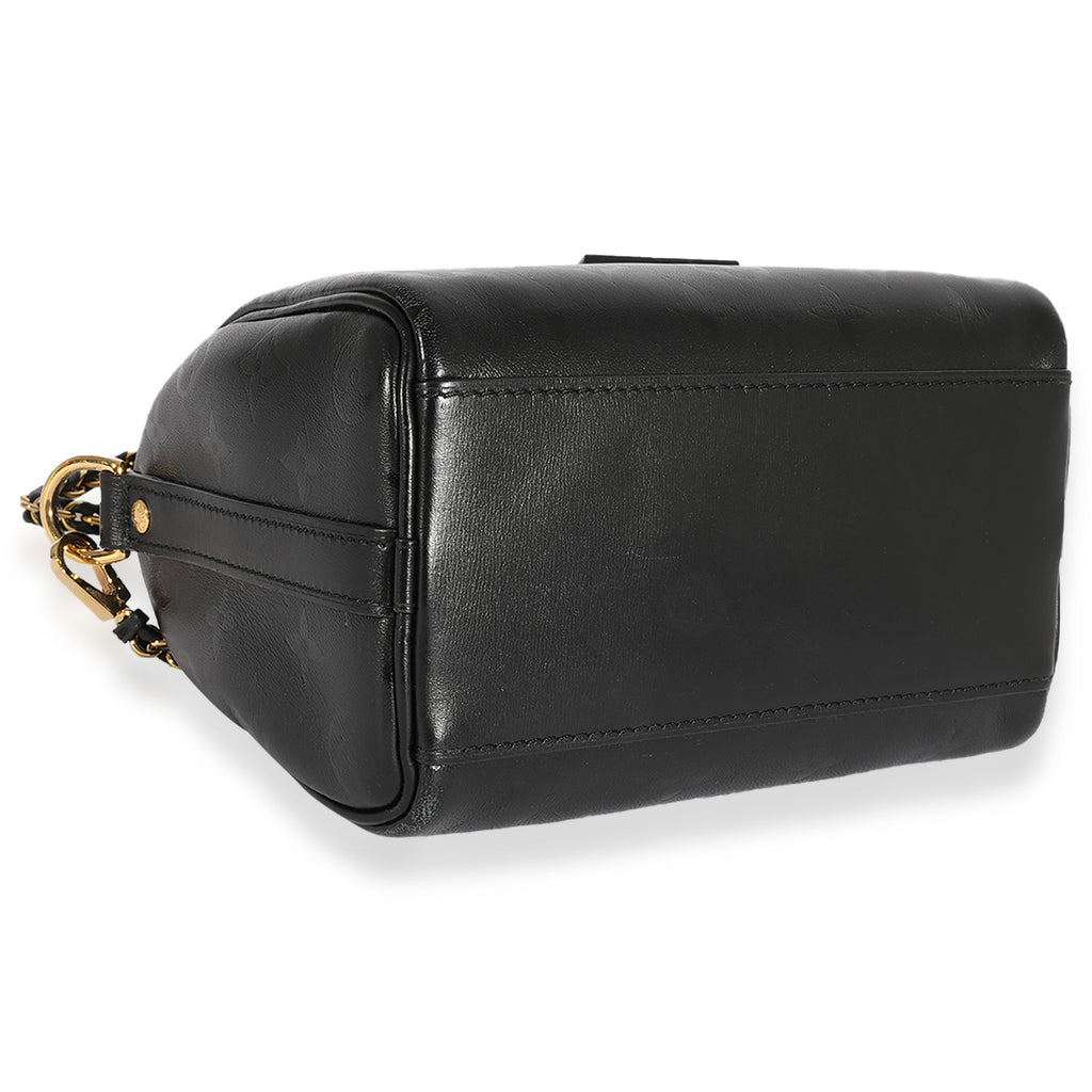 Louis Vuitton Louis Vuitton Black Monogram Ink Speedy BB