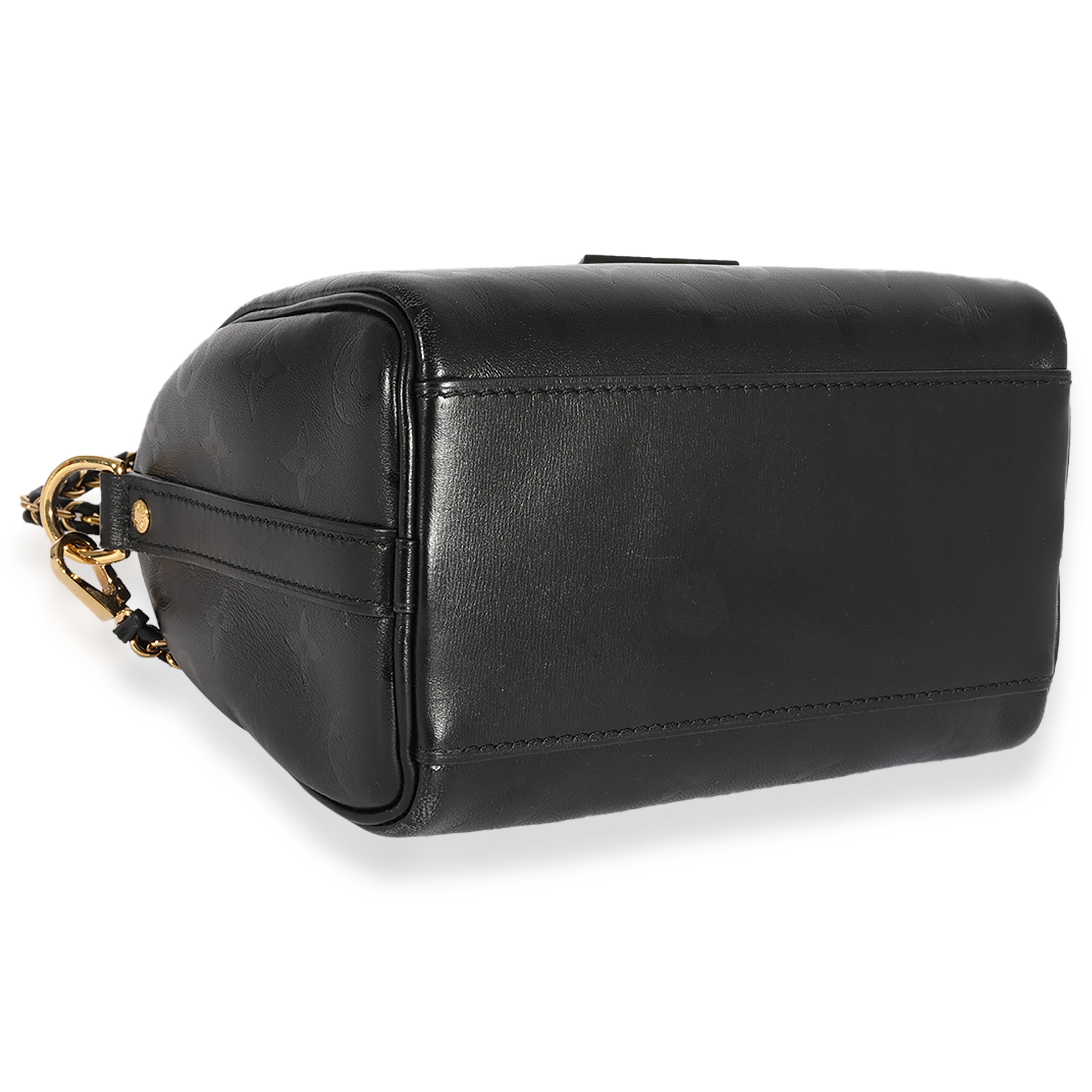 Louis Vuitton Louis Vuitton Black Monogram Ink Speedy BB