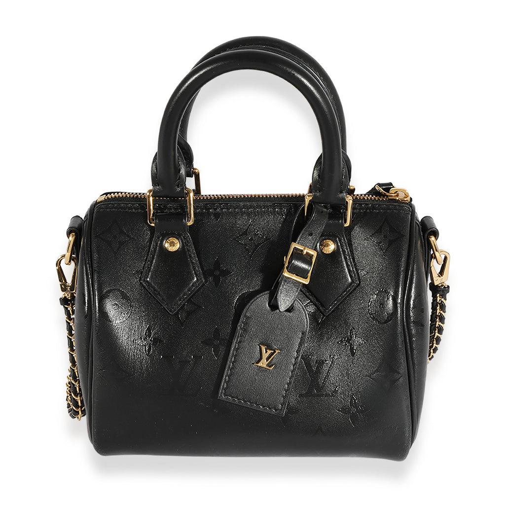 Louis Vuitton Louis Vuitton Black Monogram Ink Speedy BB