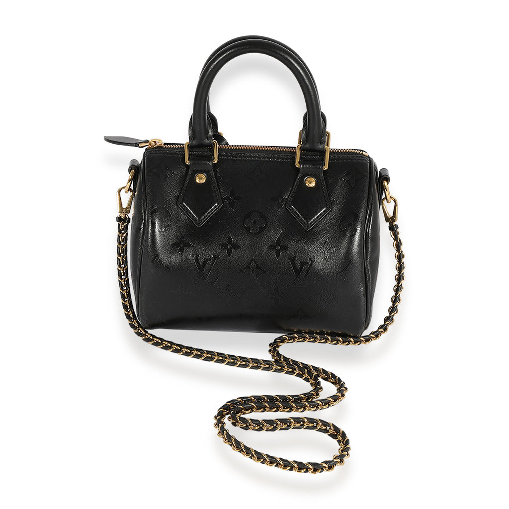 Louis Vuitton Louis Vuitton Black Monogram Ink Speedy BB