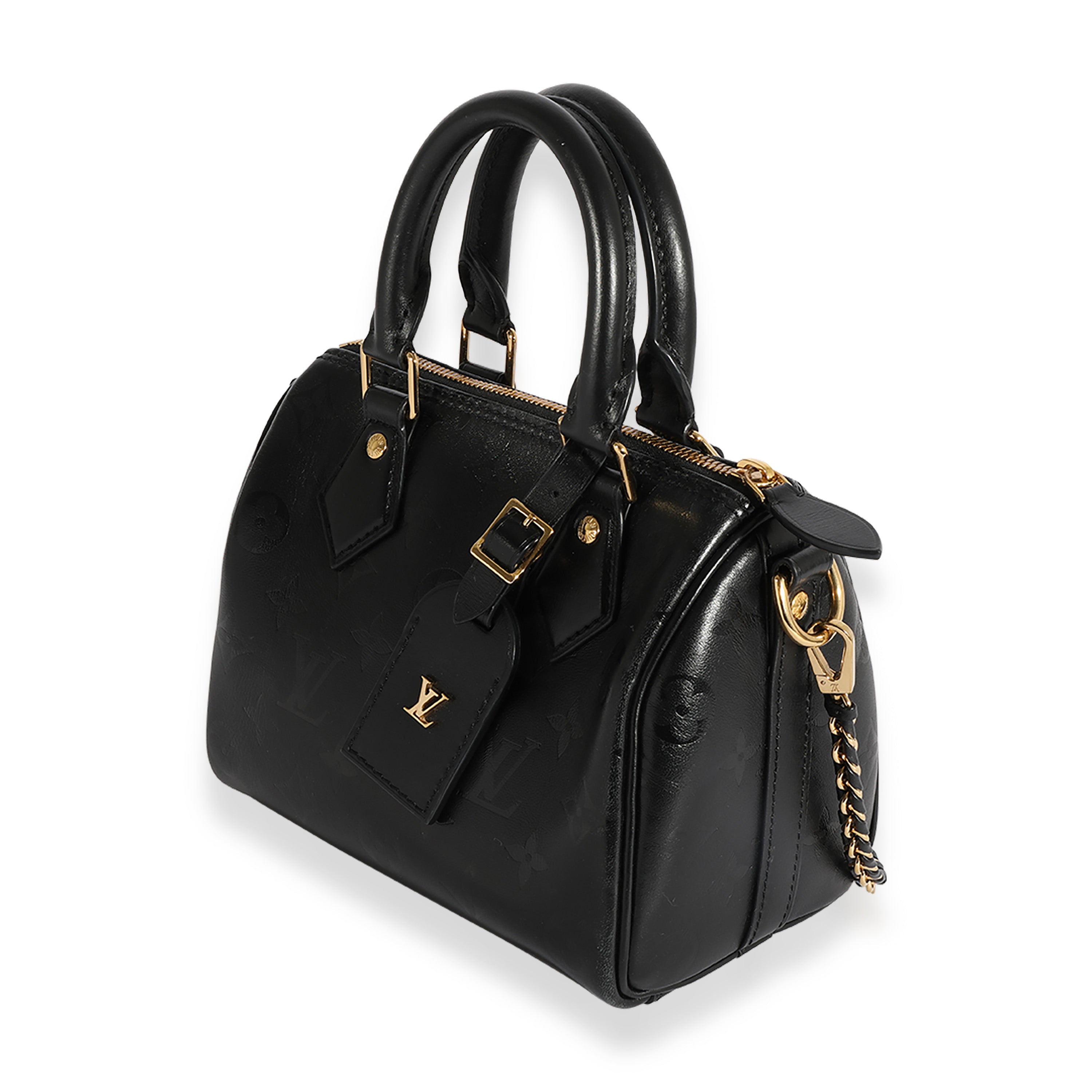 Louis Vuitton Louis Vuitton Black Monogram Ink Speedy BB
